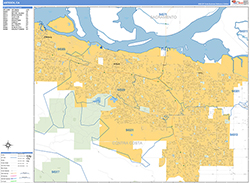 Antioch Wall Map Basic Style 2026