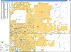Aurora Wall Map Basic Style 2026