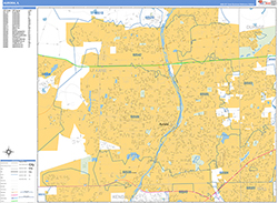 Aurora Wall Map Basic Style 2026