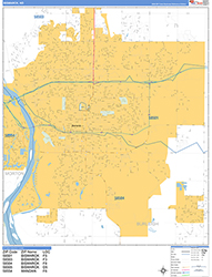 Bismarck Wall Map Basic Style 2026