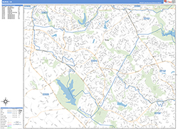 Burke Wall Map Basic Style 2026