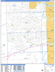 Canton Wall Map Basic Style 2026
