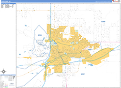 Cheyenne Wall Map Basic Style 2026