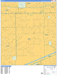 Cicero Wall Map Basic Style 2026