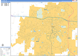 Columbia Wall Map Basic Style 2026