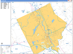 Concord Wall Map Basic Style 2026