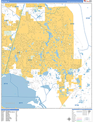 Deltona Wall Map Basic Style 2026
