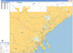 Duluth Wall Map Basic Style 2026