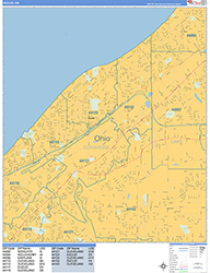 Euclid Wall Map Basic Style 2026