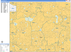 Fullerton Wall Map Basic Style 2026