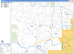 Greece Wall Map Basic Style 2026