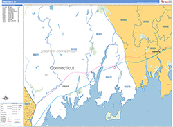 Greenwich Wall Map Basic Style 2026
