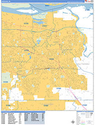 Gresham Wall Map Basic Style 2026