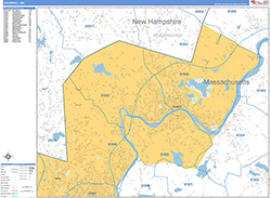 Haverhill Wall Map Basic Style 2026