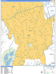 Hempstead Wall Map Basic Style 2026