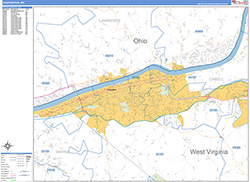 Huntington Wall Map Basic Style 2026