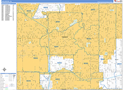 Inglewood Wall Map Basic Style 2026