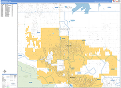 Lancaster Wall Map Basic Style 2026