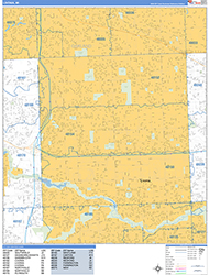 Livonia Wall Map Basic Style 2026
