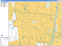 Lynwood Wall Map Basic Style 2026