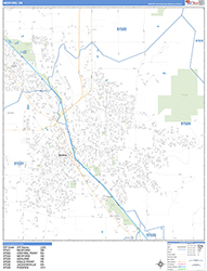Medford Wall Map Basic Style 2026