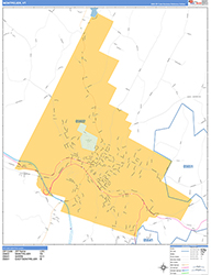 Montpelier Wall Map Basic Style 2026