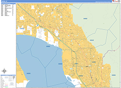 Orem Wall Map Basic Style 2026