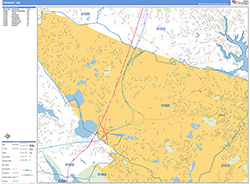 Peabody Wall Map Basic Style 2026