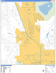 Perris Wall Map Basic Style 2026