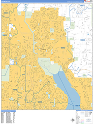 Redmond Wall Map Basic Style 2026