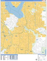 Renton Wall Map Basic Style 2026