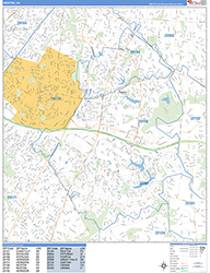 Reston Wall Map Basic Style 2026