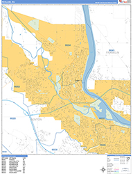 Richland Wall Map Basic Style 2026