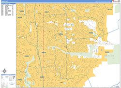 Sandy Wall Map Basic Style 2026