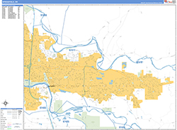 Springfield Wall Map Basic Style 2026