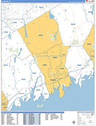 Stamford Wall Map Basic Style 2026