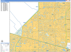 Sunrise Wall Map Basic Style 2026