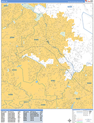 Vista Wall Map Basic Style 2026