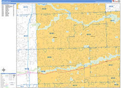 Westland Wall Map Basic Style 2026