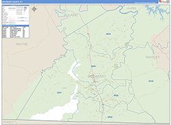 Mccreary Basic<br>Wall Map