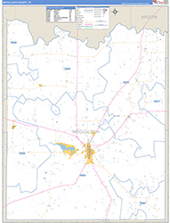 Mcculloch Basic<br>Wall Map