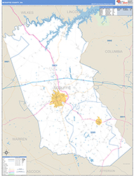Mcduffie Basic<br>Wall Map