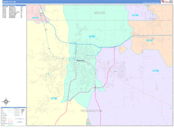 Rapid City South Dakota Zip Code Maps - ZIPCodeMaps.com