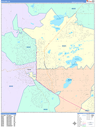Boulder Wall Map Color Cast Style 2026
