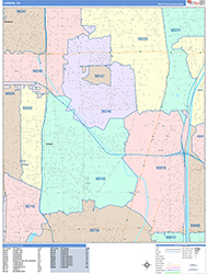 Carson Wall Map Color Cast Style 2026