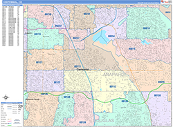 Centennial Wall Map Color Cast Style 2026