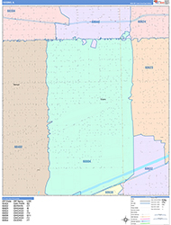 Cicero Wall Map Color Cast Style 2026