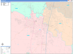 Franklin Wall Map Color Cast Style 2025