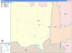 Greece Wall Map Color Cast Style 2026