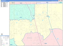 Greenwood Wall Map Color Cast Style 2026